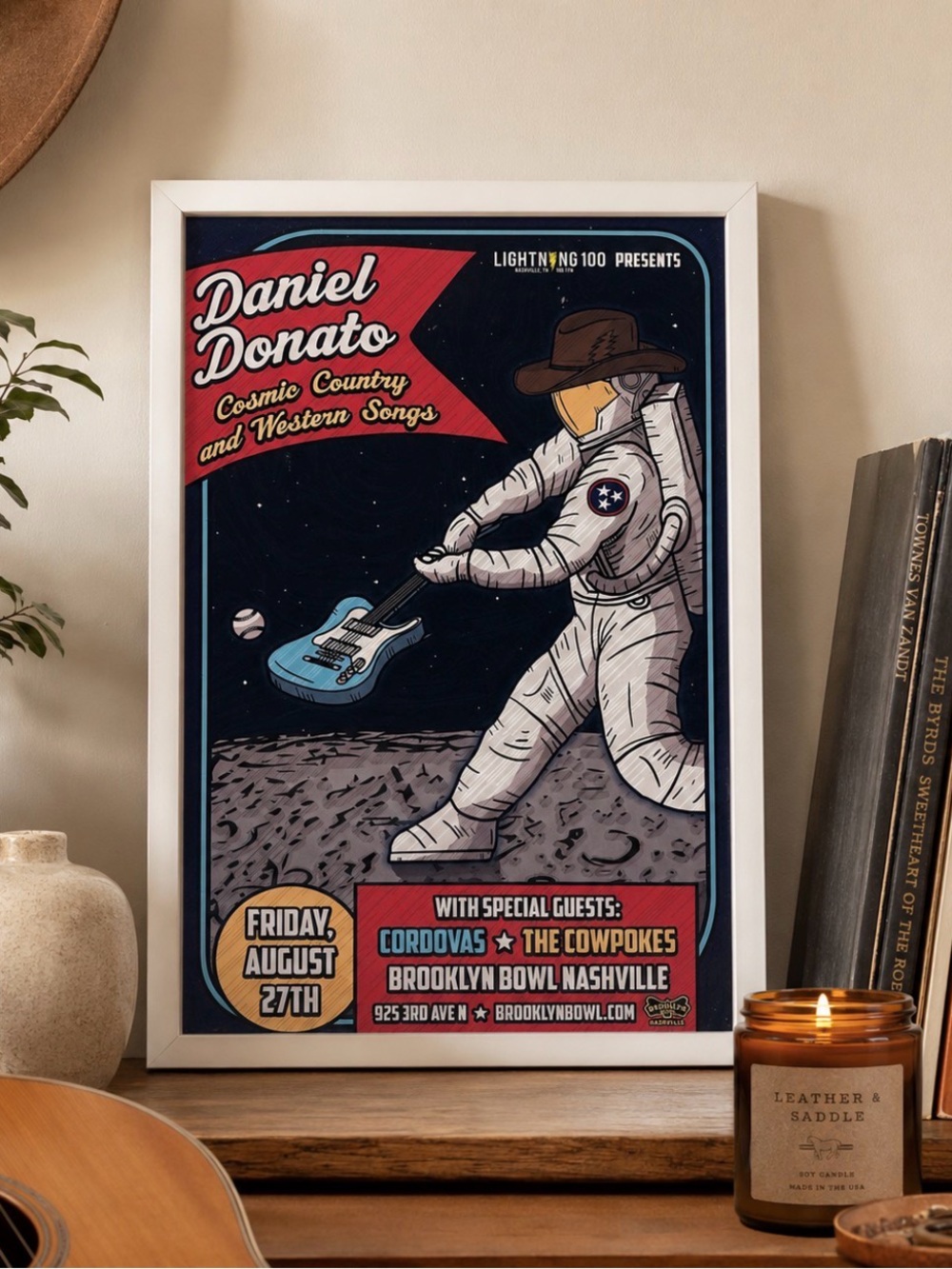 Daniel Donato Cosmic Country Western Songs Poster Brooklyn Bowl Nashville 2021